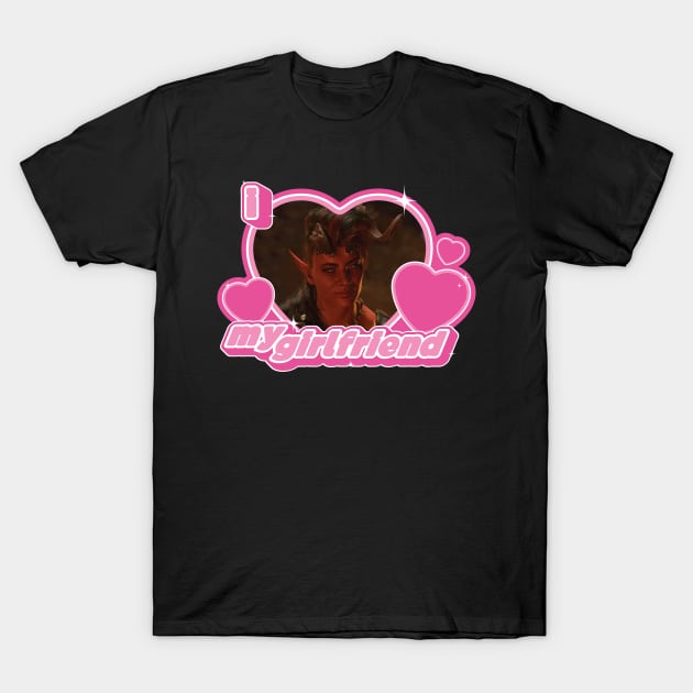 Karlach BG3 Girlfriend T-Shirt by Hanneliza